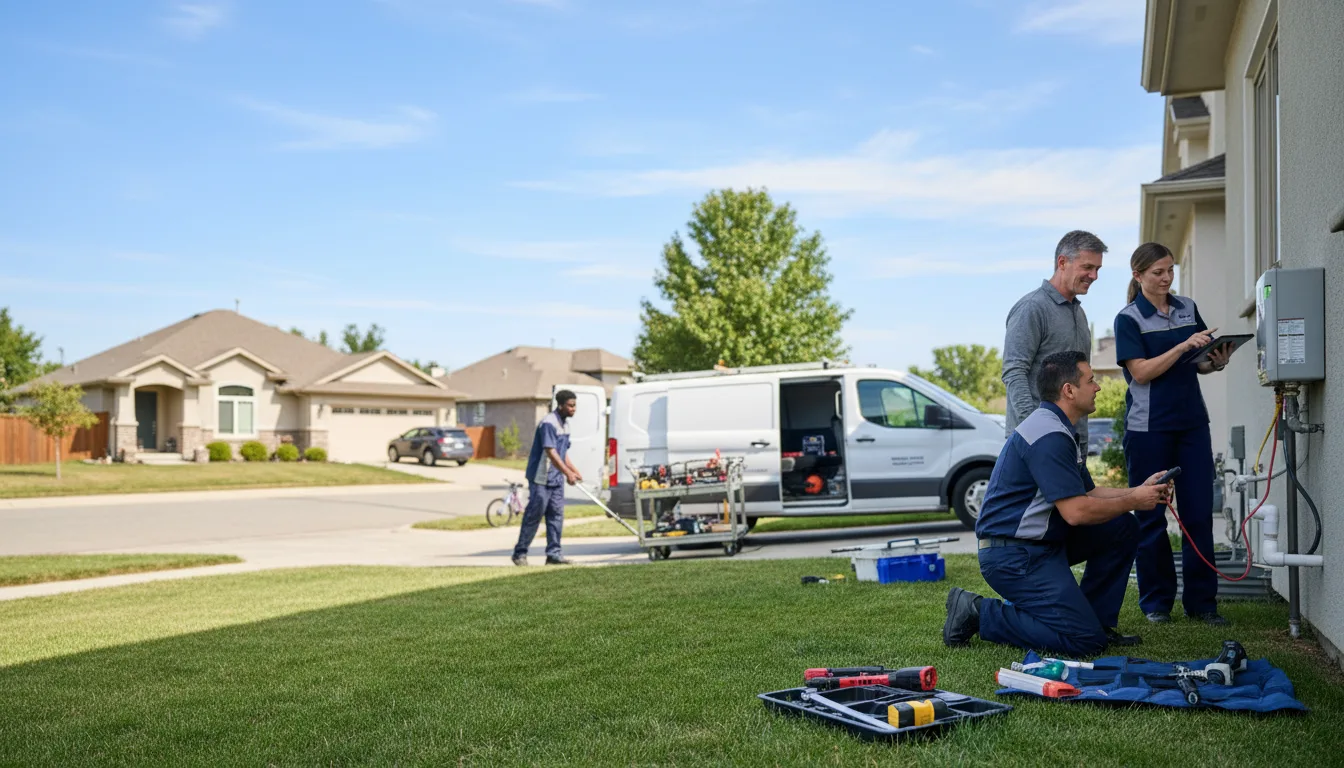 Tankless water heater service in Fairdale, ND